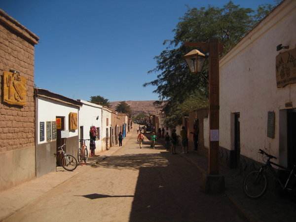 The main street in San Pedro