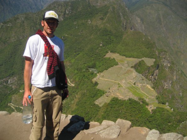 At the top of Wayna Picchu