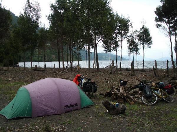 Campsite near Coñaripe