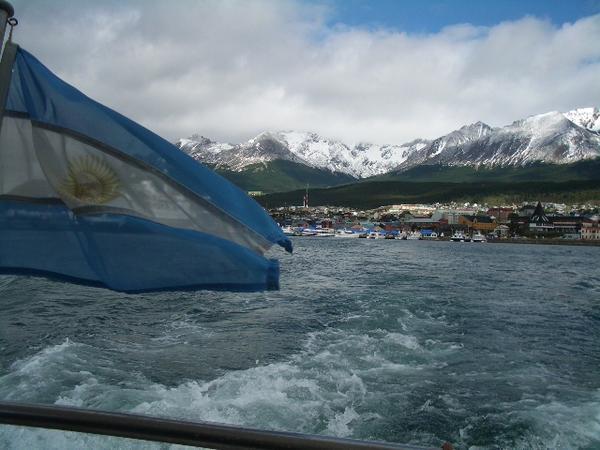 Ushuaia from Beagle Channel