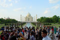Overcrowded Taj Mahal