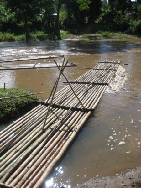 Bamboo rafts