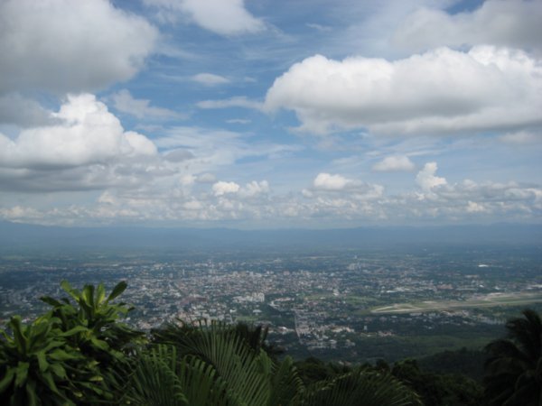 View back down to Chiang Mai