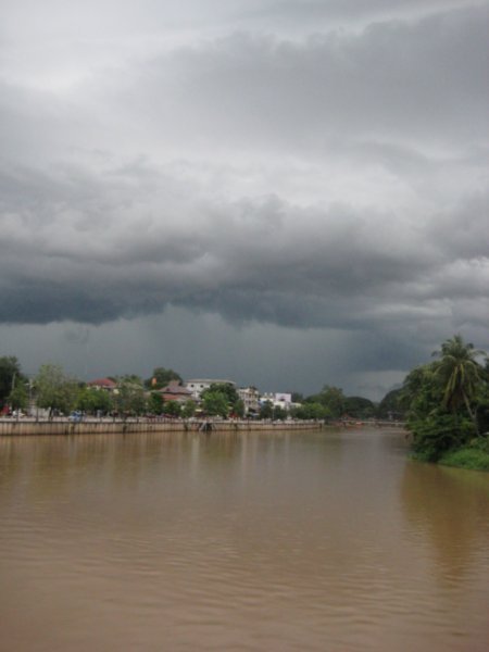 Storm brewing over Ping River