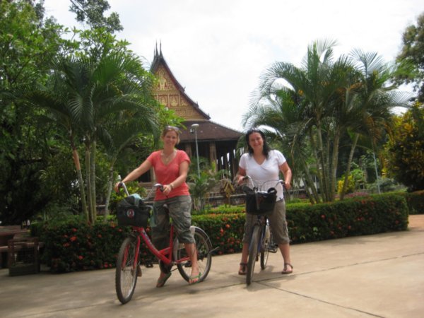 Our bicycle tour of Vientiane