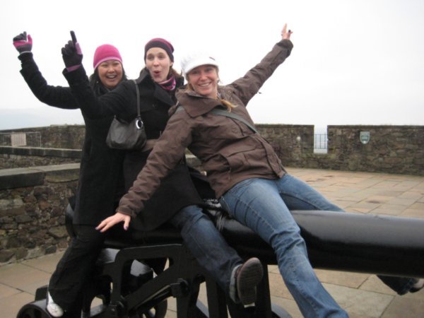 The girls at Stirling Castle