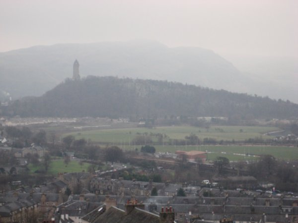 A view from Stirling to the William Wallace Monument