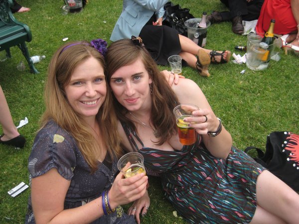 Hayley and me at Royal Ascol with our pimms