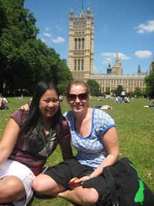 Sabrina and Me at Westminster