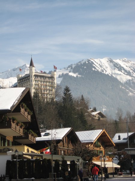 The Palace Hotel in Gstaad