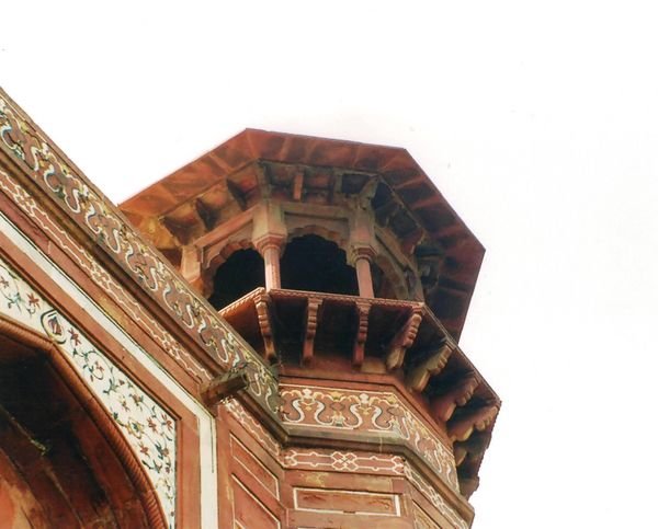 Taj Mahal side burj