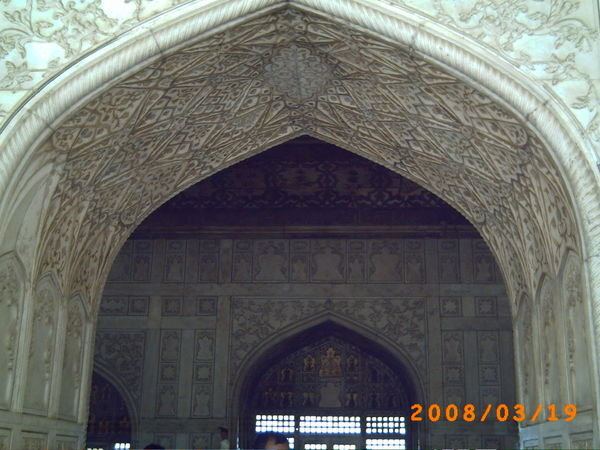 The ornate interiors