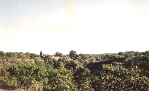 Meenal Temple - panoramic view of the surrounding