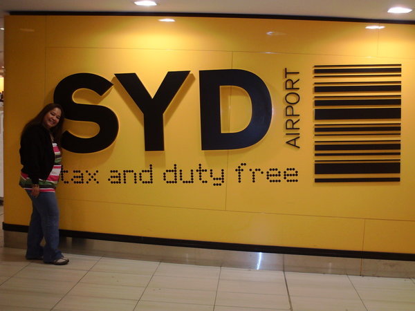 At Sydney Airport