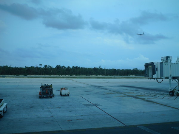 View from Cancun Airport