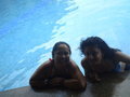 Bev n Parul In The Pool