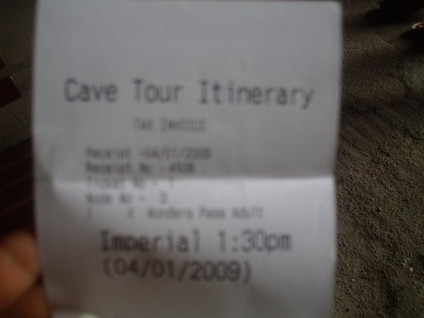 Cave Tour Itinerary