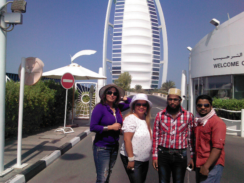 Naz, Tourmates n I at Burj Al Arab