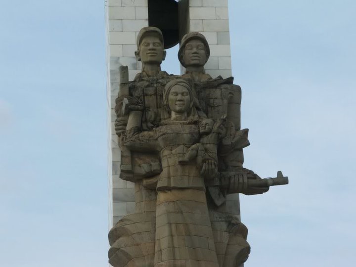 memorial to the Cambodia War with Vietnam