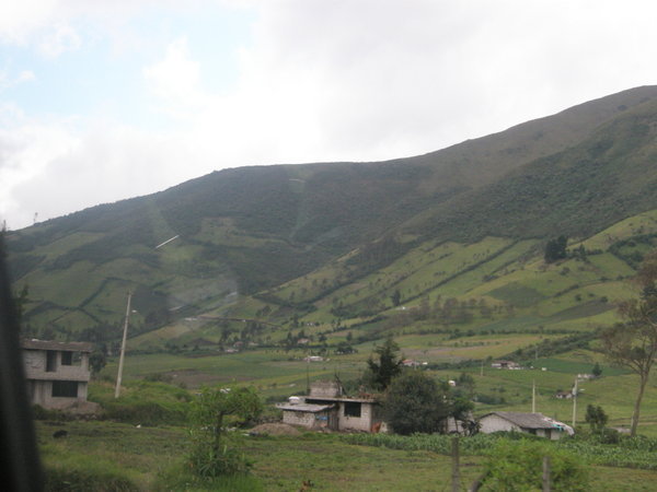 Driving to Otavalo