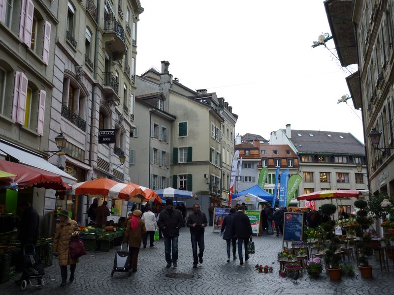 Lausanne Saturday market