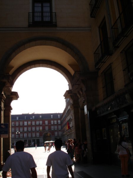Entry to the Plaza Mayor