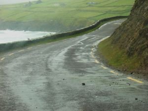 The road on the Dingle Peninsula