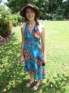 Botanical Gardens at Darwin - got the dress for $1 :)