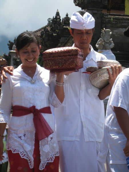 Offerings at Besakih