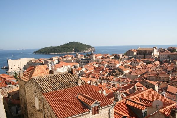 Red tiles of Dubrovnik