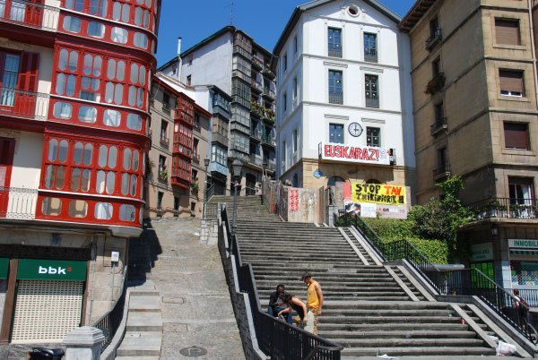in the center of Bilbao