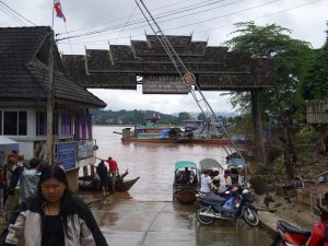 Gate to laos