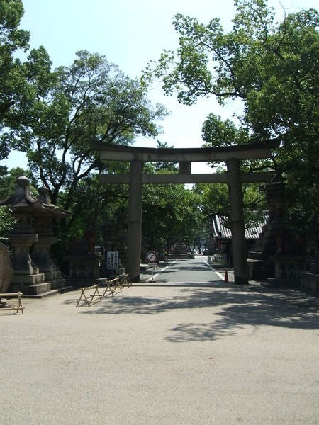 Torii gate at Sumiyoshi