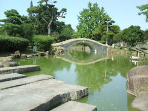 pond in sumiyoshi park