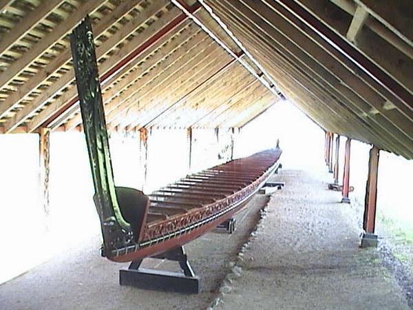 Maori War Canoe at Waitangi