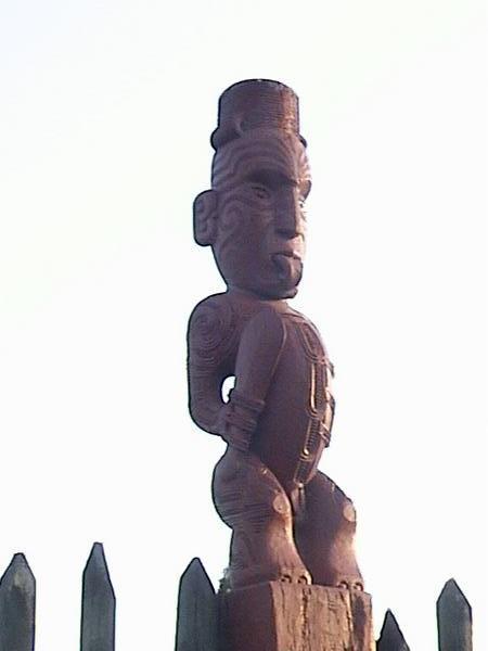 Rotorua Maori Statue 2