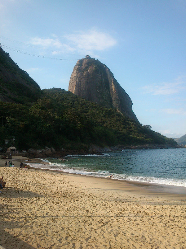 Pao de Azucar, from the red beach
