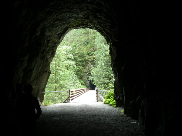 Can't remember name but it's an old railway tunnel