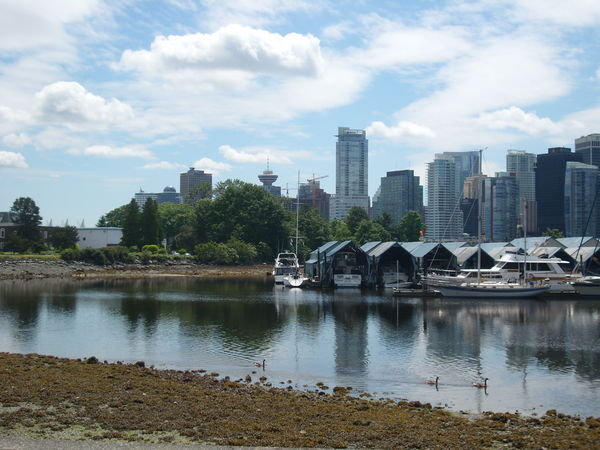 Down town Vancouver from Stanley Park