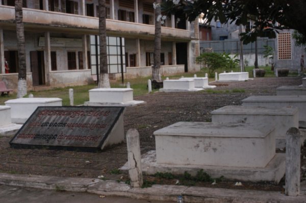 graves of the last 14 victims