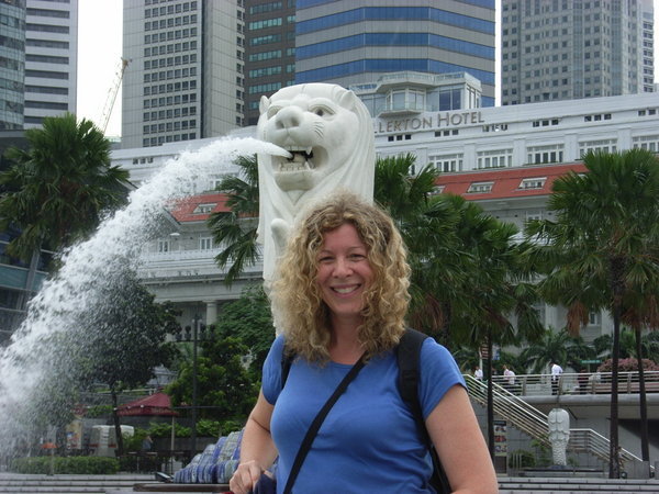 The famous Merlion