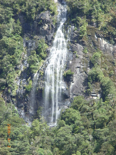 Waterfall on Doubtful Sound