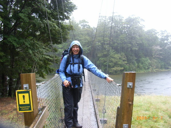 Me on the first suspension bridge