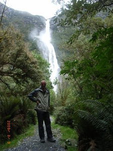 Rob at Sutherland Falls