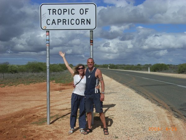 Me and Rob on the Tropic of Capricorn