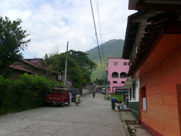 The streets of Lanquin