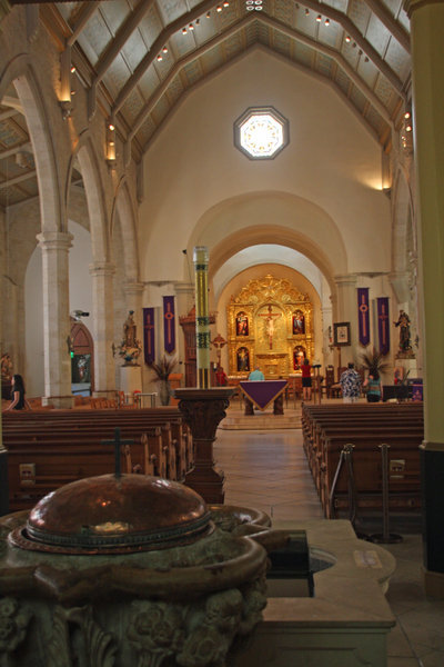 Inside Cathedral of San Fernando