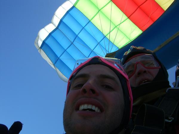 Stuart falling from 12000 ft