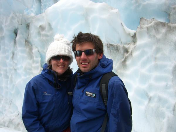 Us on the glacier