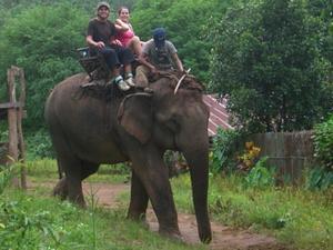 Us on our elephant